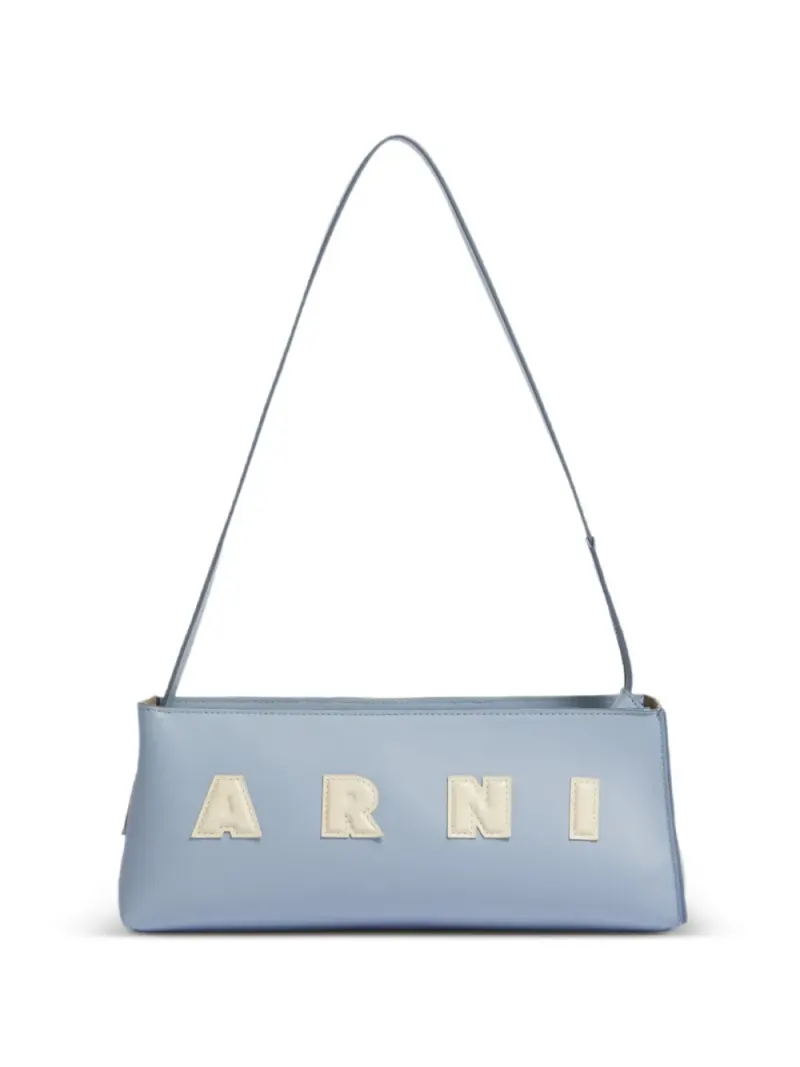 Marni Museo Schultertasche mit geometrischer Form in Blau