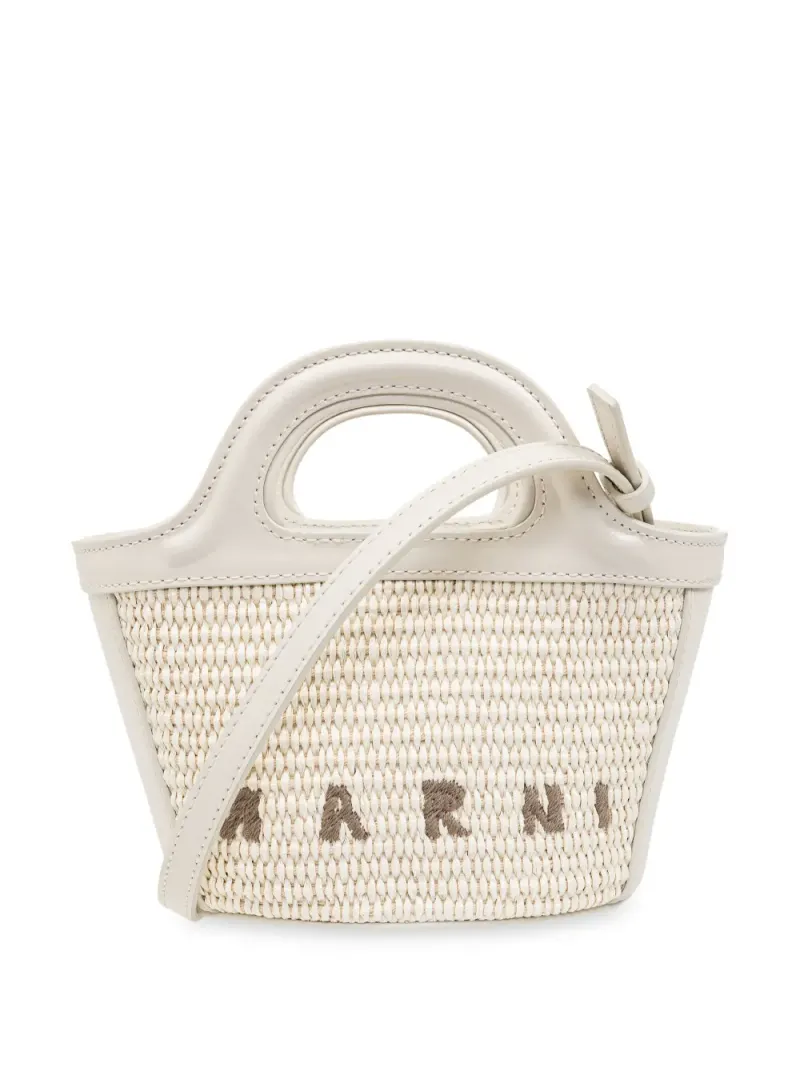 Marni Micro Tropicalia Handtasche in Weiß