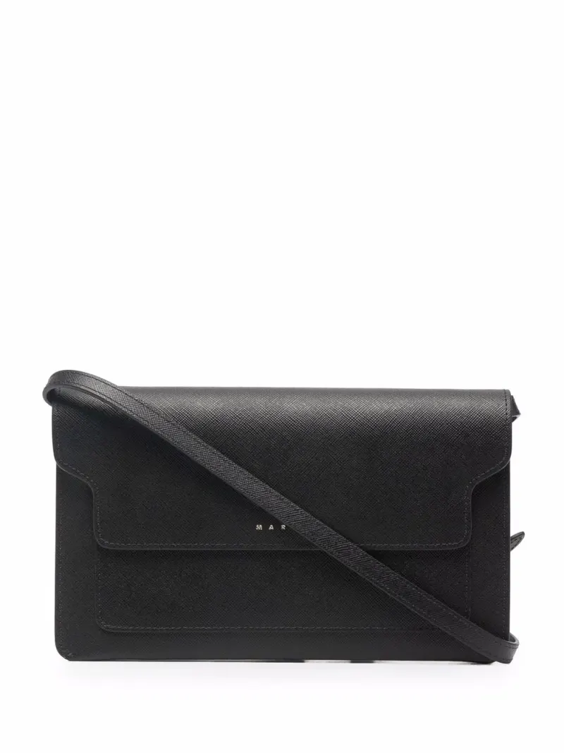 Marni Trunk Clutch in Schwarz