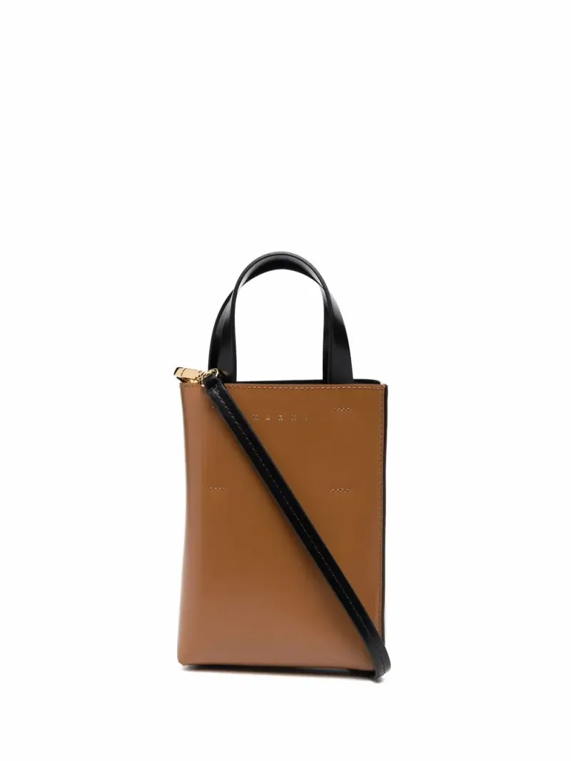 Marni Zweifarbige Handtasche in Braun