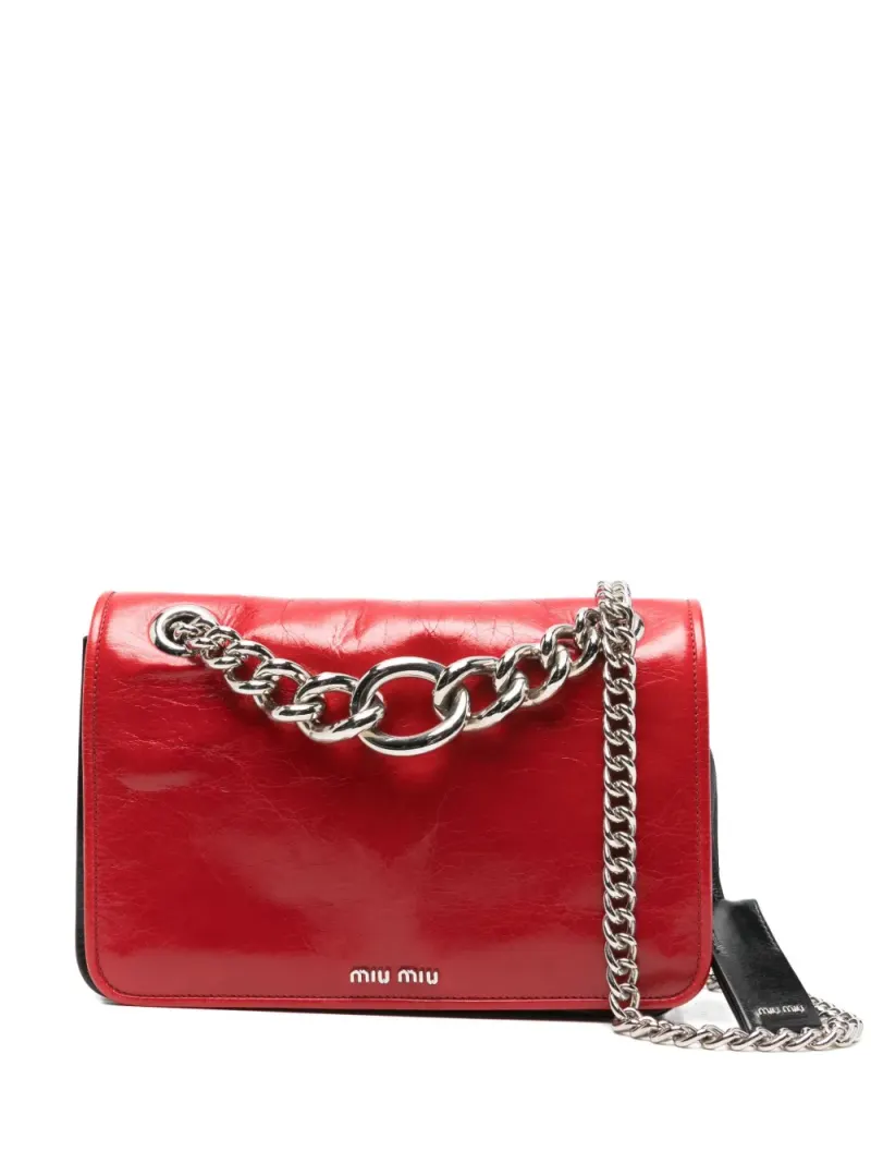 Miu Miu Club Schultertasche in Rot