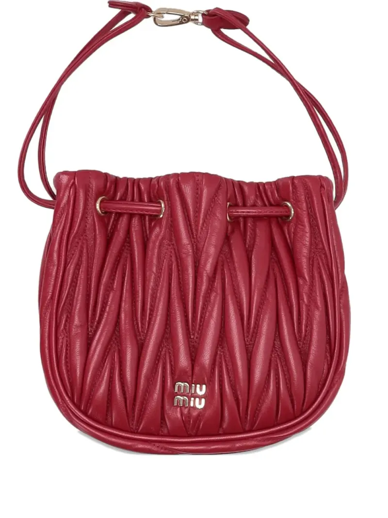 Miu Miu Gesteppte Mini-Tasche Mini in Rot