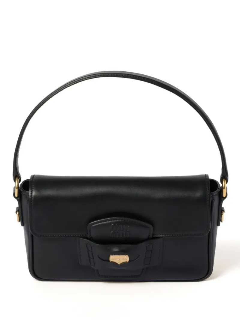 Miu Miu Penny in Schwarz – Schultertaschen