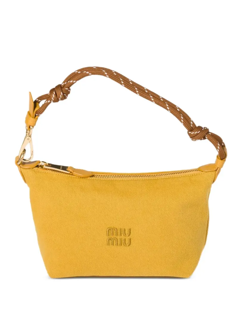 Miu Miu Schultertasche in Gelb – Schultertaschen
