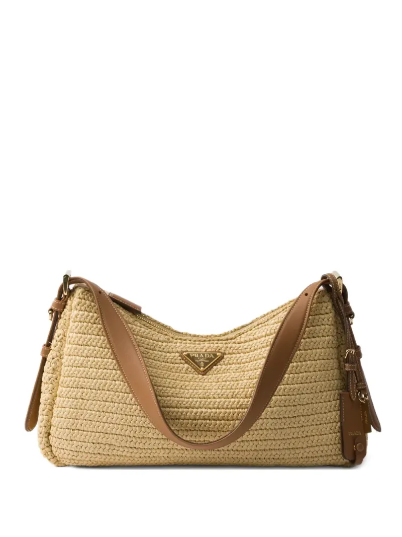 Prada Aimée OS in Nude – Schultertaschen