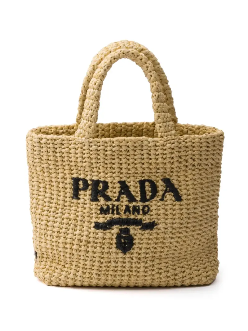 Prada Crochet OS in Nude – Pre-owned Taschen