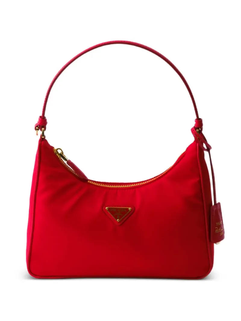 Prada Mini Re-Edition 2005 Schultertasche Mini in Rot