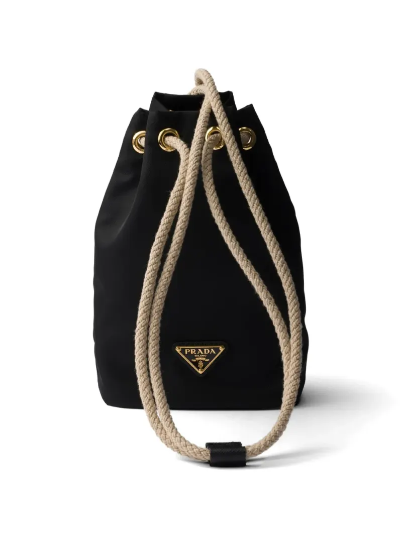 Prada Re-Nylon smartphone case in Schwarz Re-Nylon-Leder