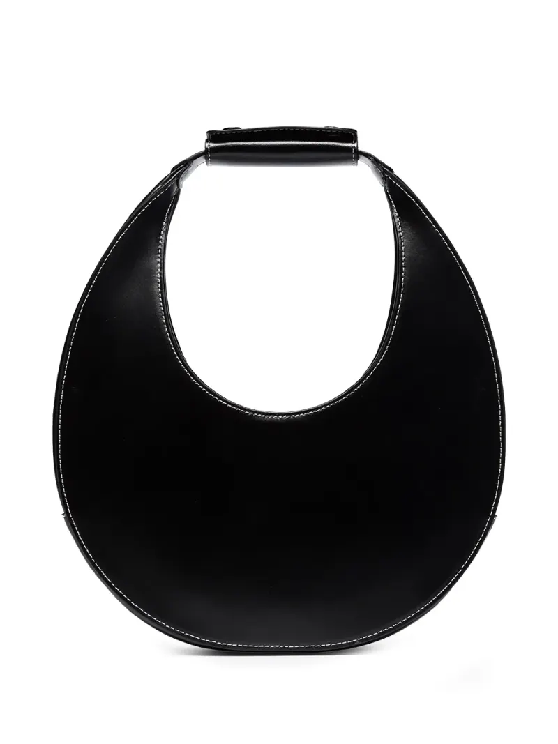 Staud Moon Handtasche in Schwarz