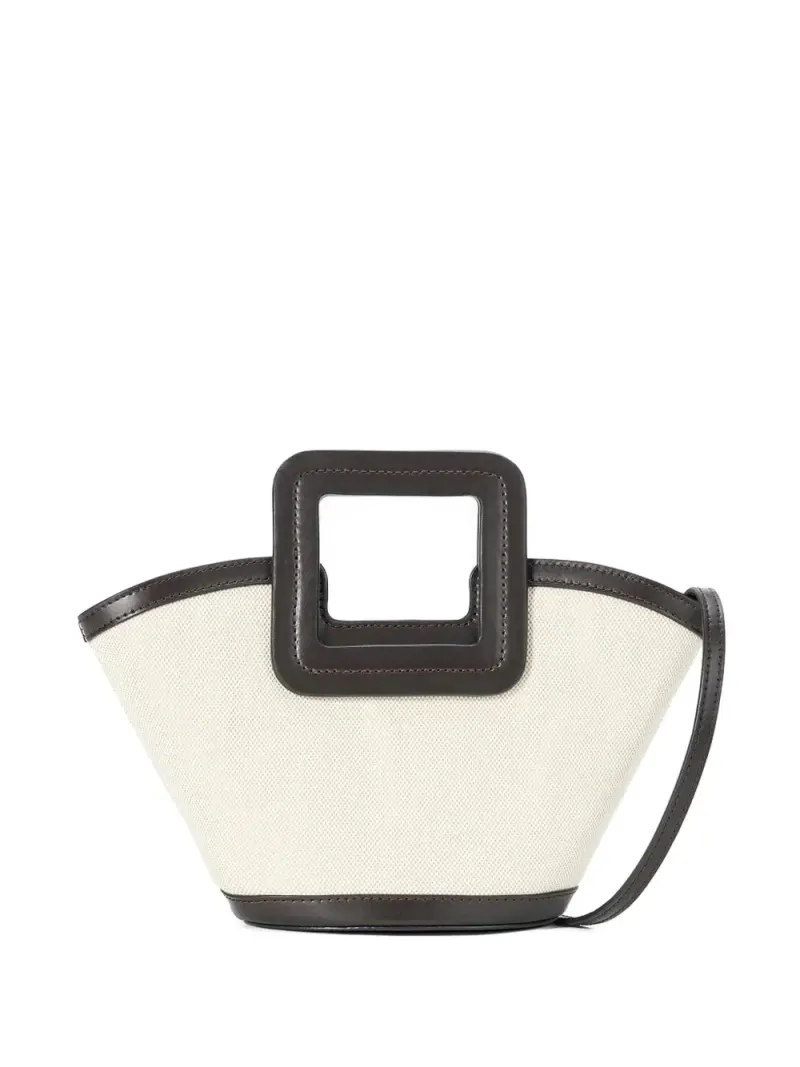 Staud mini Shirley bucket bag in Weiß