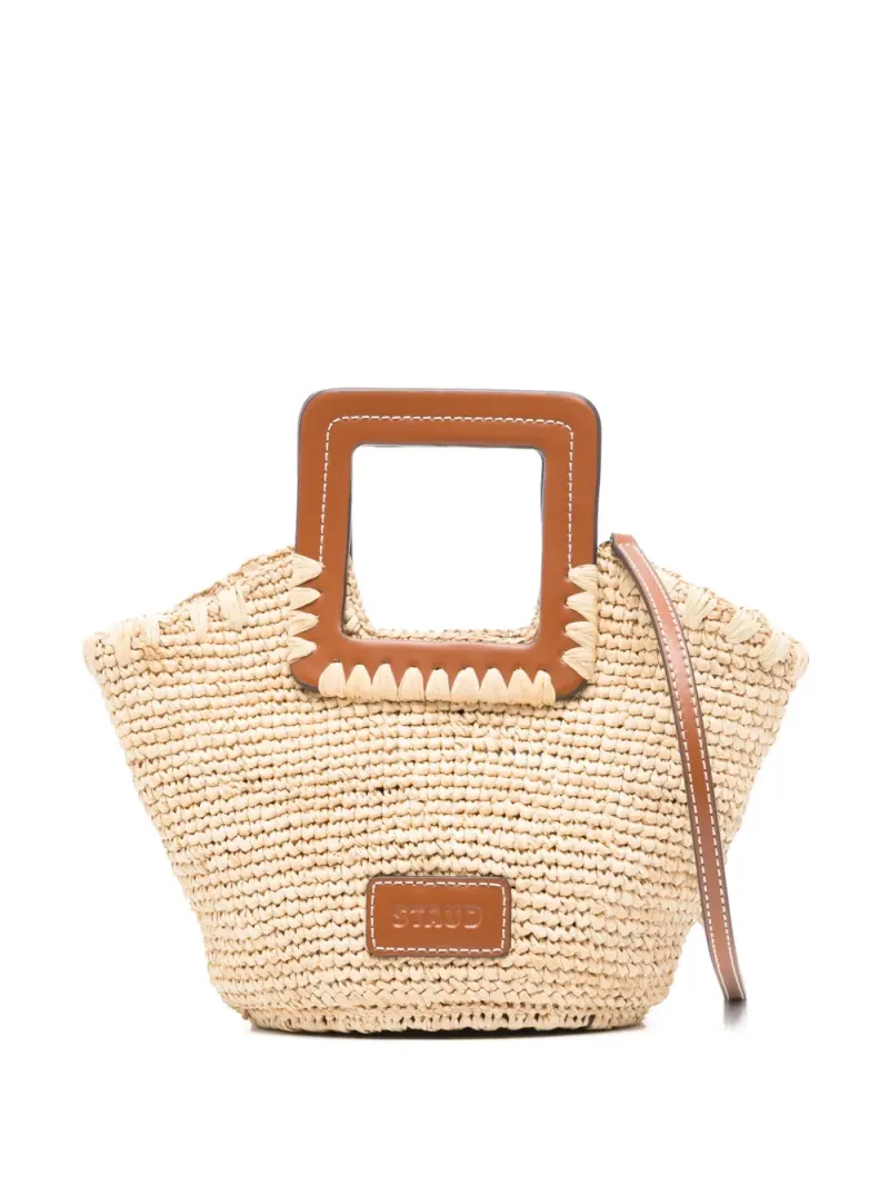 Staud Mini Shirley Handtasche Mini in Nude