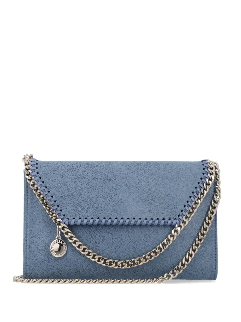 Stella McCartney Falabella Schultertasche mit Kettenriemen in Blau