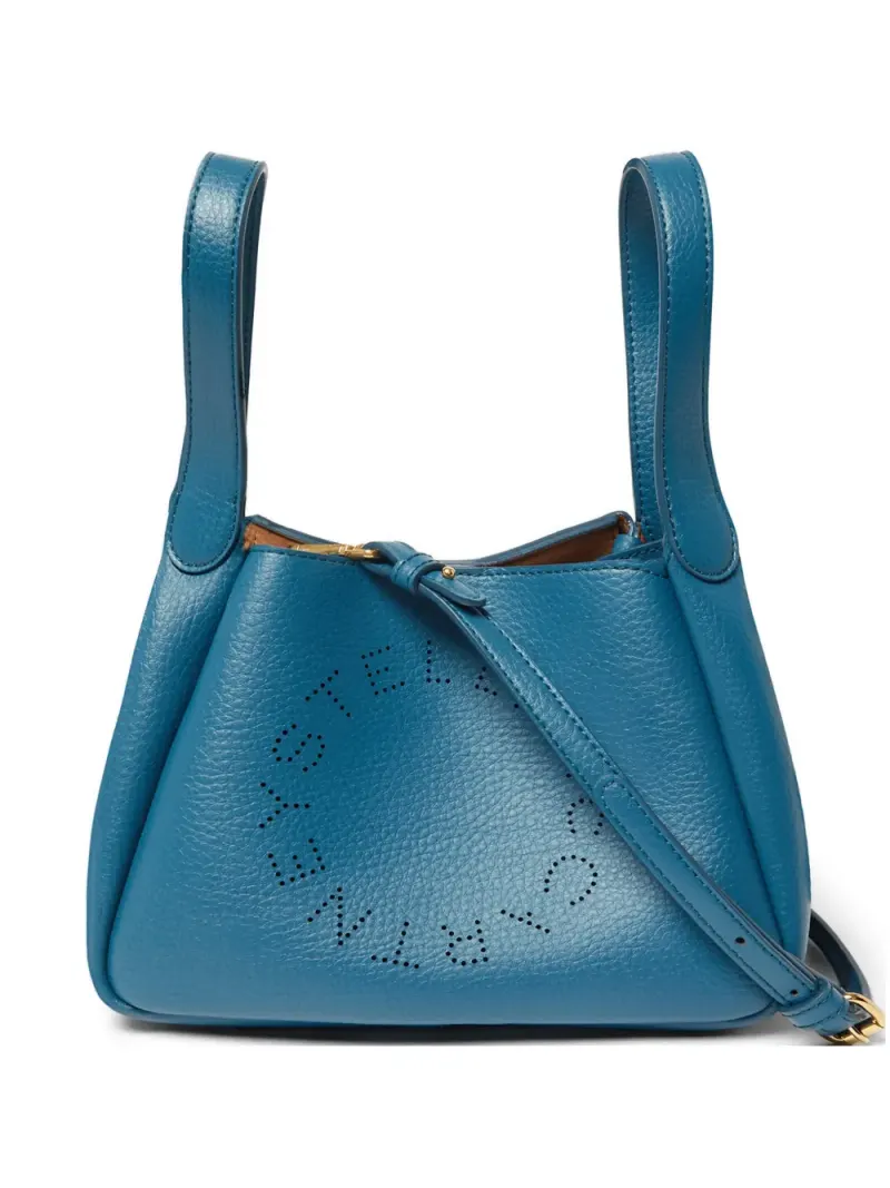 Stella McCartney Perforierte Tote Bag in Blau