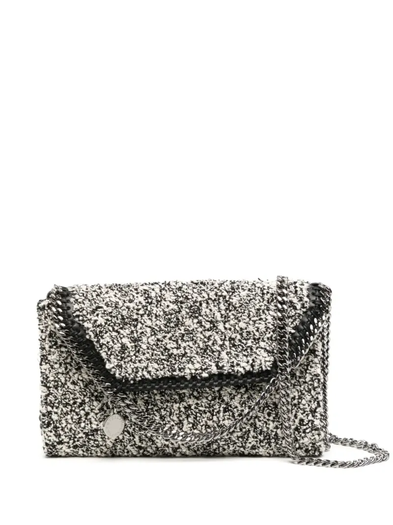 Stella McCartney Umhängetasche mit grafischem Print in Weiß