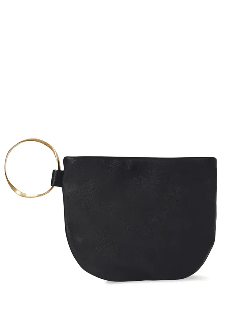 The Row Geo Bracelet Clutch in Schwarz