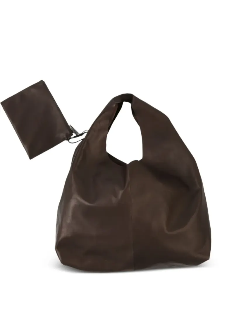 The Row New Bindle shoulder bag in Braun