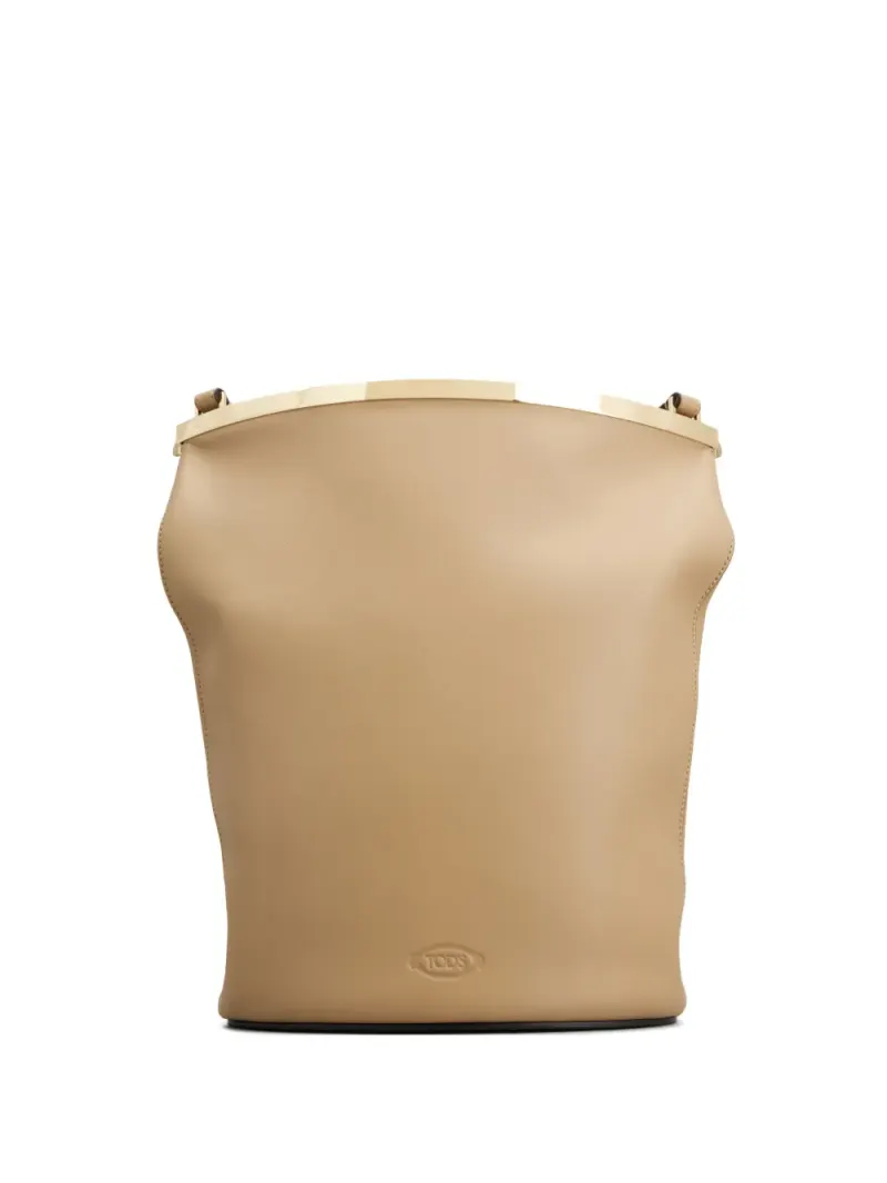 Tod's Beuteltasche aus Leder in Nude