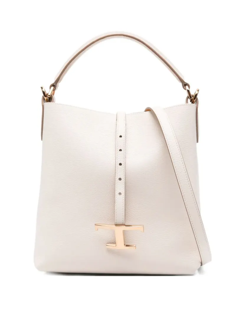 Tod's Mini T Timeless Beuteltasche Mini in Nude