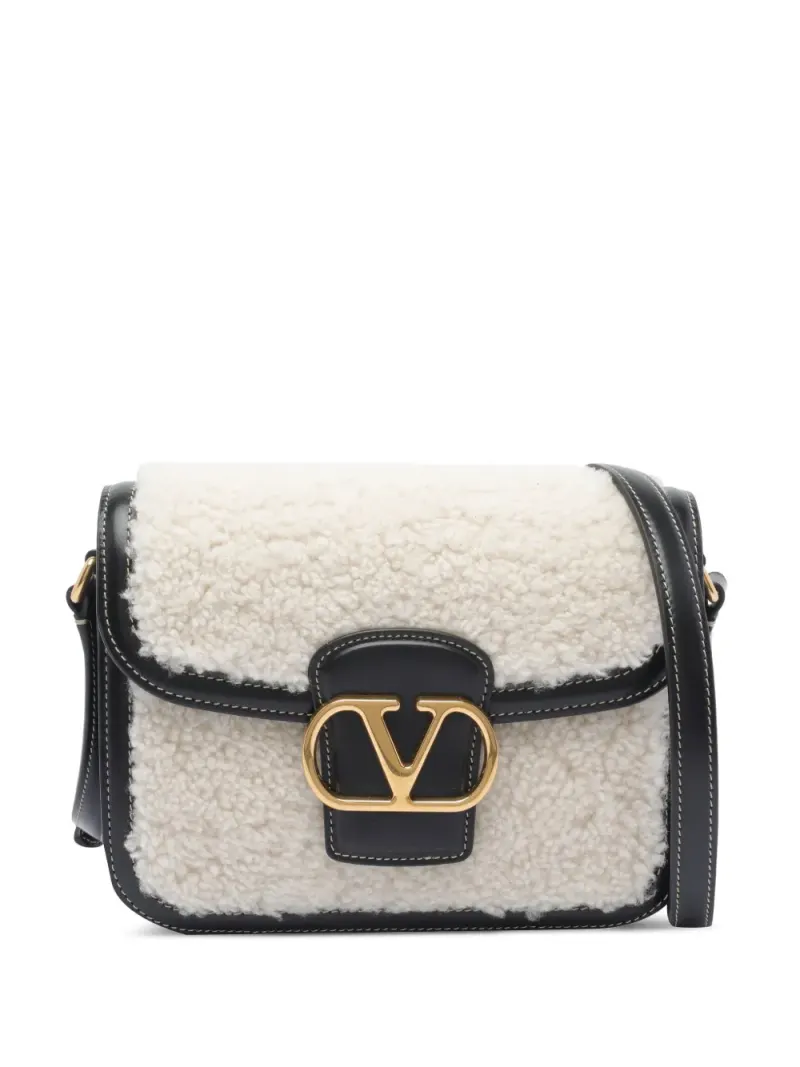 Valentino 9 to 5 Schultertasche in Weiß