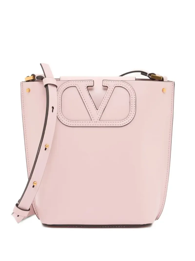 Valentino Fill Me in Rosa Kalbsleder-Leder – Beuteltaschen