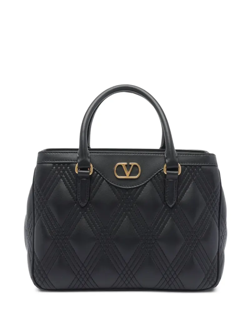 Valentino Gesteppte in Schwarz – Tote Bags