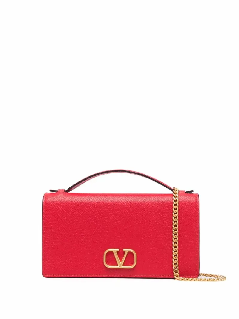 Valentino Schultertasche in Rot – Schultertaschen