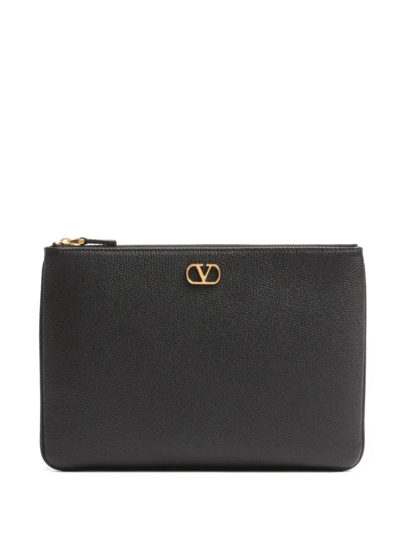 Valentino VLogo Signature Clutch in Schwarz
