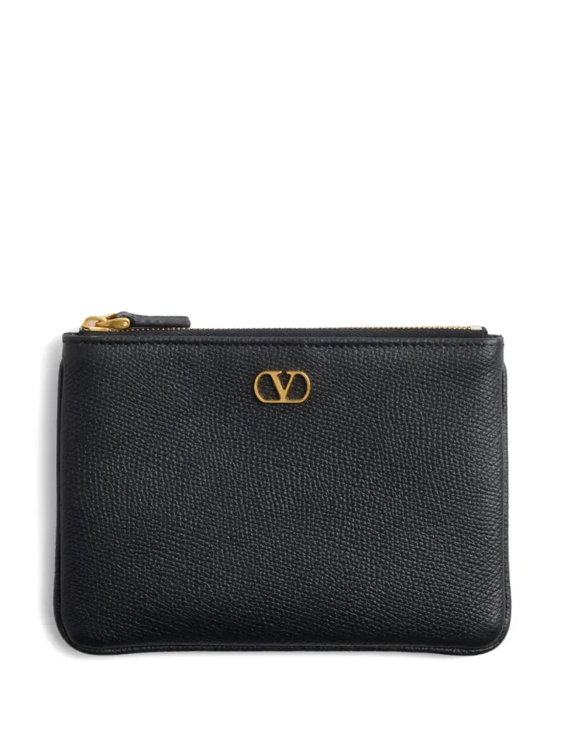 Valentino VLogo Signature in Schwarz – Schultertaschen