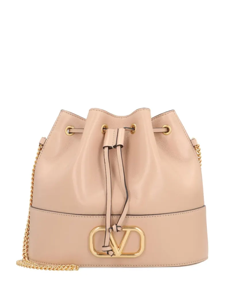 Valentino Mini VLogo Signature Beuteltasche Mini in Rosa