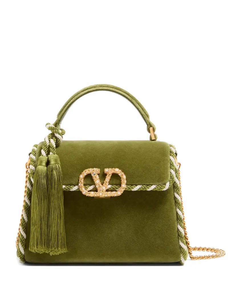 Valentino VSling Mini in Grün – Tote Bags
