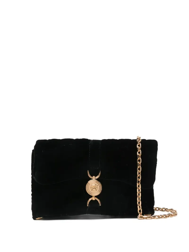 Versace Kleio Mini in Schwarz – Schultertaschen