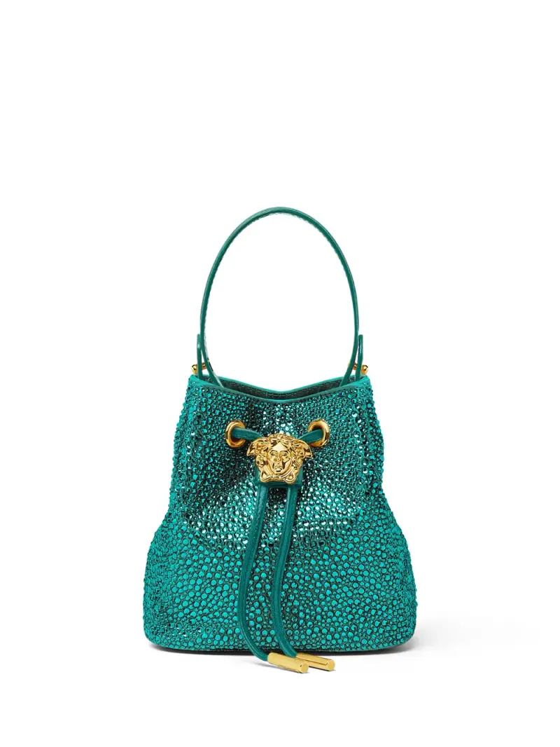 Versace Mini La Medusa Beuteltasche Mini in Grün