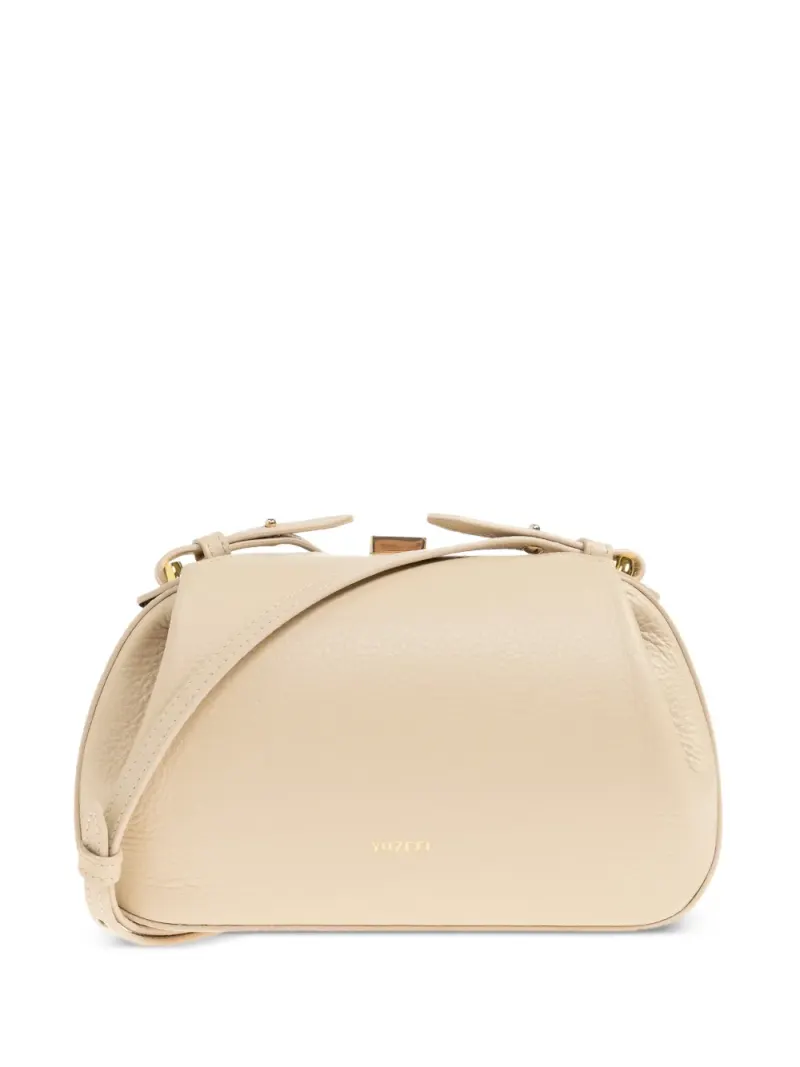 Yuzefi mini Oyster grained-leather shoulder bag in Nude