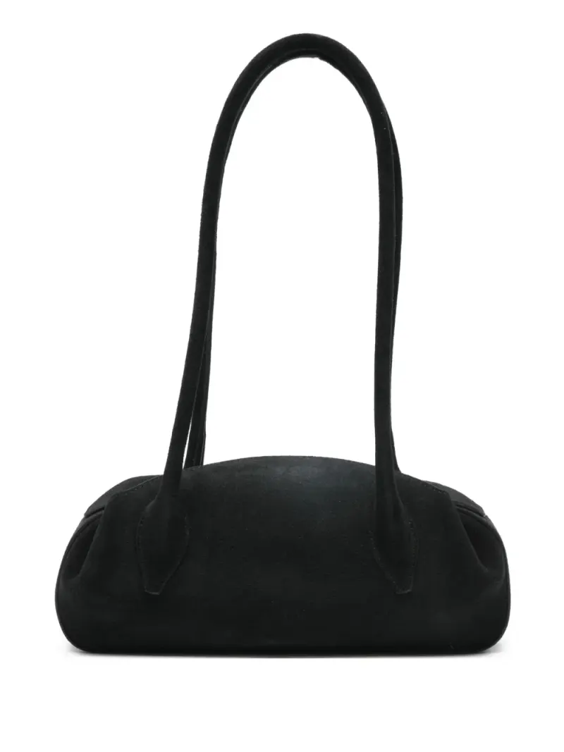 Yuzefi Mini Oyster Tote Bag aus Wildleder Mini in Schwarz Wildleder-Leder